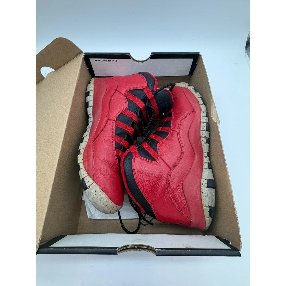 Air Jordan 10 Retro Bulls Over Broadway Gym Red Black 7Y